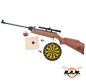 Preview: Perfecta Luftgewehr 45  Einsteiger-Top-Set, 4,5mm (.177) Diabolo