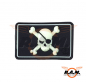 Preview: Pirate Skull Rubber Patch Glow in the Dark