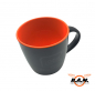 Preview: GLOCK Kaffetasse schwarz/orange