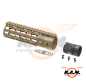 Preview: ARES 7 Inch Keymod Handguard Set, Desert