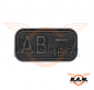 Preview: Bloodtype Rubber Patch AB Neg