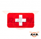 Preview: 3D - Swiss Flag Rubber Patch