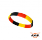 Preview: Silikon Fan-Armband "Deutschland"