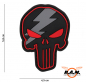 Preview: 3D - Punisher Thunder Red Patch