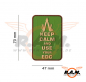 Preview: 3D - Keep Calm EDC Rubber Patch - Multicam