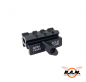 Preview: QDM 19x40 Low Profile 3-Slot Twist Lock Riser Mount