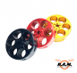 Preview: HDR50 Alu Tuning Trommel 3er Set Limited Edition Schwarz Rot Gold cal. 0.50