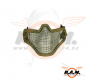 Preview: Gesichtsschutzmaske "Tactical" low carbon mit Elasthan-Gurt, oliv