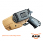 Preview: Passform Holster für QSZ92-9 Pistole cal. 0.50 tan / desert