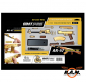 Preview: GOATGUNS Modell AK-47 Gold (Set)