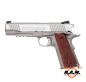 Preview: CO2 BlowBack Luftpistole Swiss Arms P1911 stainless, 4,5mm BB