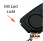 Preview: Schrillalarm mit integrierter Taschenlampe, max. 120dB, schwarz