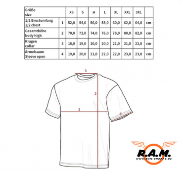 Halbarm T-Shirt Krytek, 100% Baumwolle