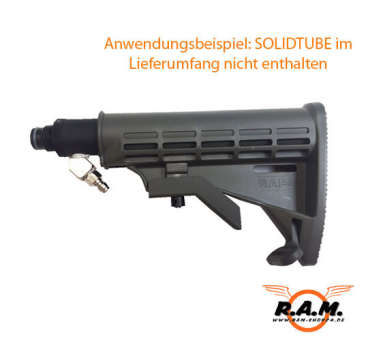 Hinterschaft für SOLIDTUBE°45 Remote Line Adapter in Navyseal Grey - Limited Edition