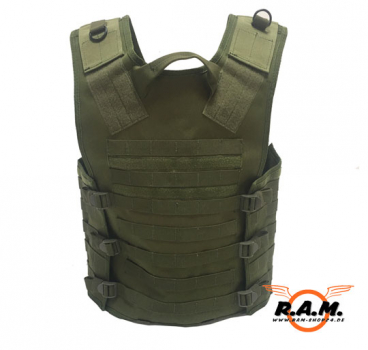 leichte Molle-Weste, Oliv, Modular System