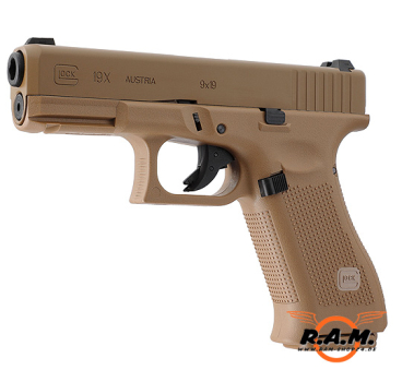 Airsoftpistole GLOCK 19X Coyote, 6mm, GBB