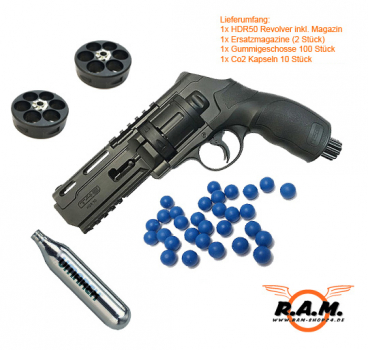 Umarex TR50 (GEN 1) Revolver SET inkl. Magazinen, Munition & Co2 Kapseln ***TOP***