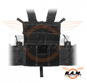 6094A-RS Plate Carrier, Schwarz