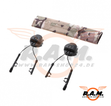 Tactical Helmet Rail Adapter Set for Comtac I&II