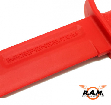 IMI Trainingsmesser aus Hartgummi rot - ideal für Milsim / RAM **NEU**