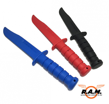 IMI Trainingsmesser aus Hartgummi rot - ideal für Milsim / RAM **NEU**