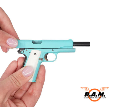 GOATGUNS Modell 1911 Light Blue, mit Hülsenauswurf (Set)