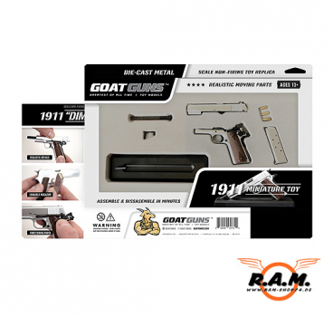 GOATGUNS Modell 1911 SILVER mit Hülsenauswurf (Set)