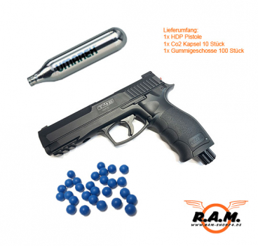 UMAREX TP50 (GEN1)  Homedefense Pistole Set inkl. Munition & Co2 Kapseln