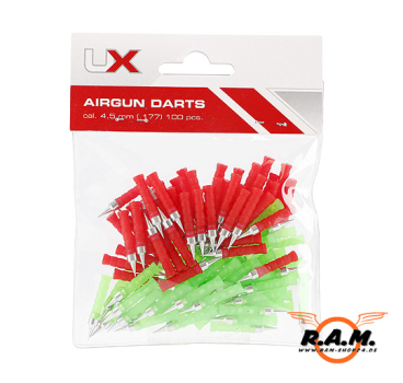 Umarex Airgun Darts, cal. 4,5mm (177), 100 Stück (rot/grün)