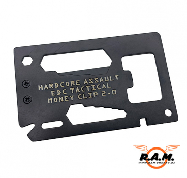 HARDCORE ASSAULT - EDC Tactical Money Clip 2.0