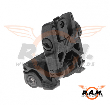 MAGPUL MBUS 2 Rear Back-Up Sight, schwarz