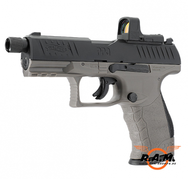 CO2 Luftpistole Walther PPQ M2 Q4TAC Combo, Cal. 4,5 mm Diabolo