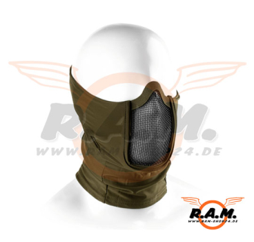 Mk.III Steel Half Face Maske, oliv