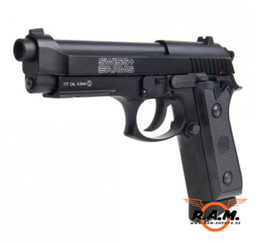 Swiss Arms P92 BlowBack CO2 cal. 4.5mm BB (.177), schwarz