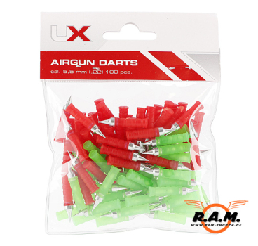 Umarex Airgun Darts, cal. 5,5mm (177), 100 Stück (rot/grün)