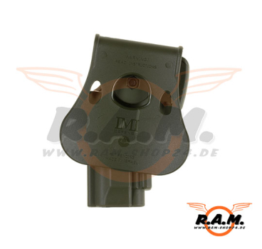 Roto Paddle Holster für Beretta 92 / 96, OD (oliv)