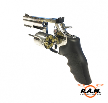 Dan Wesson 715 4'' Revolver 6mm, silber