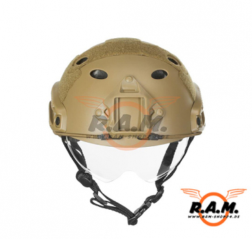 Emerson - FAST Helm PJ Goggle Version Eco, Tan