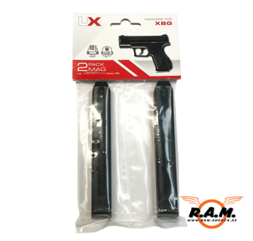 Umarex Magazin für TDP / XBG CO2 Pistole - 4,5mm BB, Doppelpack (19 Schuss)