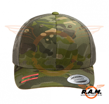 Retro Trucker Cap One Size, orig. Tropic Multicam