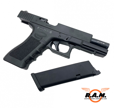 Airsoftpistole GLOCK 17, 6mm Blowback, Gas