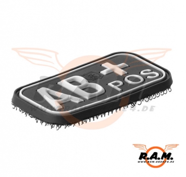 Bloodtype Rubber Patch AB Pos