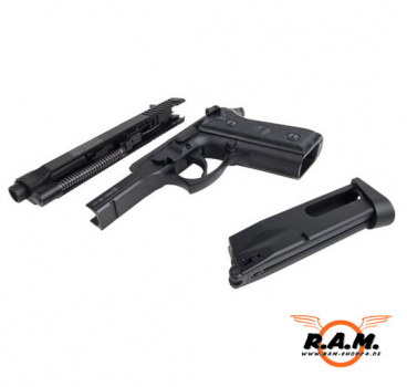 Swiss Arms P92 BlowBack CO2 cal. 4.5mm BB (.177), schwarz