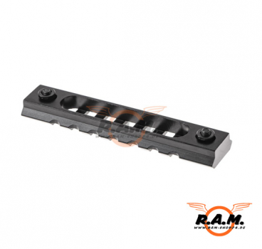 7 Slot Keymod 4" Aluminium Schiene, schwarz