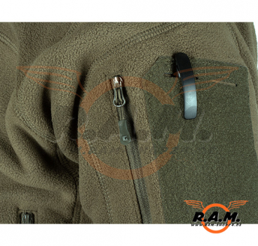 Fleece Hoodie Milvago, oliv