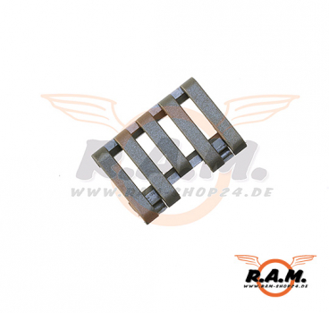 5-Slot Rail Cover with Wire Loom FOL (Element)
