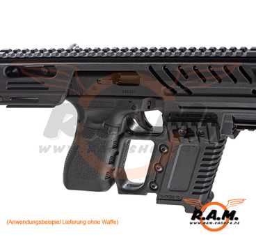 SLONG MPG Carbine Full Kit für Airsoft Glock GBB, schwarz