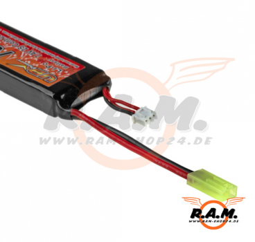 Lipo 7.4V 1600mAh 20C Mini Type