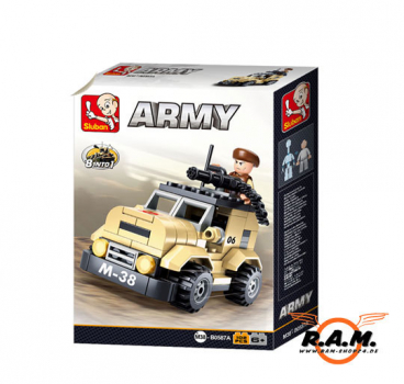 Sluban - Patrol Car, Lego konform (M38-B0587A #16075)