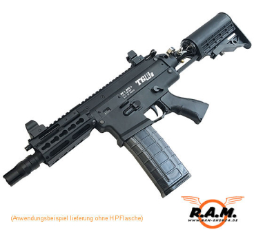 MAXTACT TGR2 CQB MK2 Keymod cal. 0.68 Paintball Markierer (Cerakote Black), inkl Red Bolt